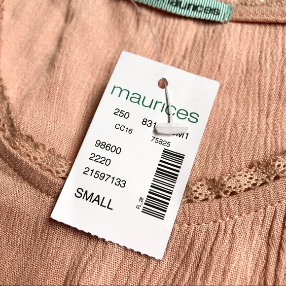Maurices |  Sleeveless Blush Pink Rayon Top - Picture 2 of 11
